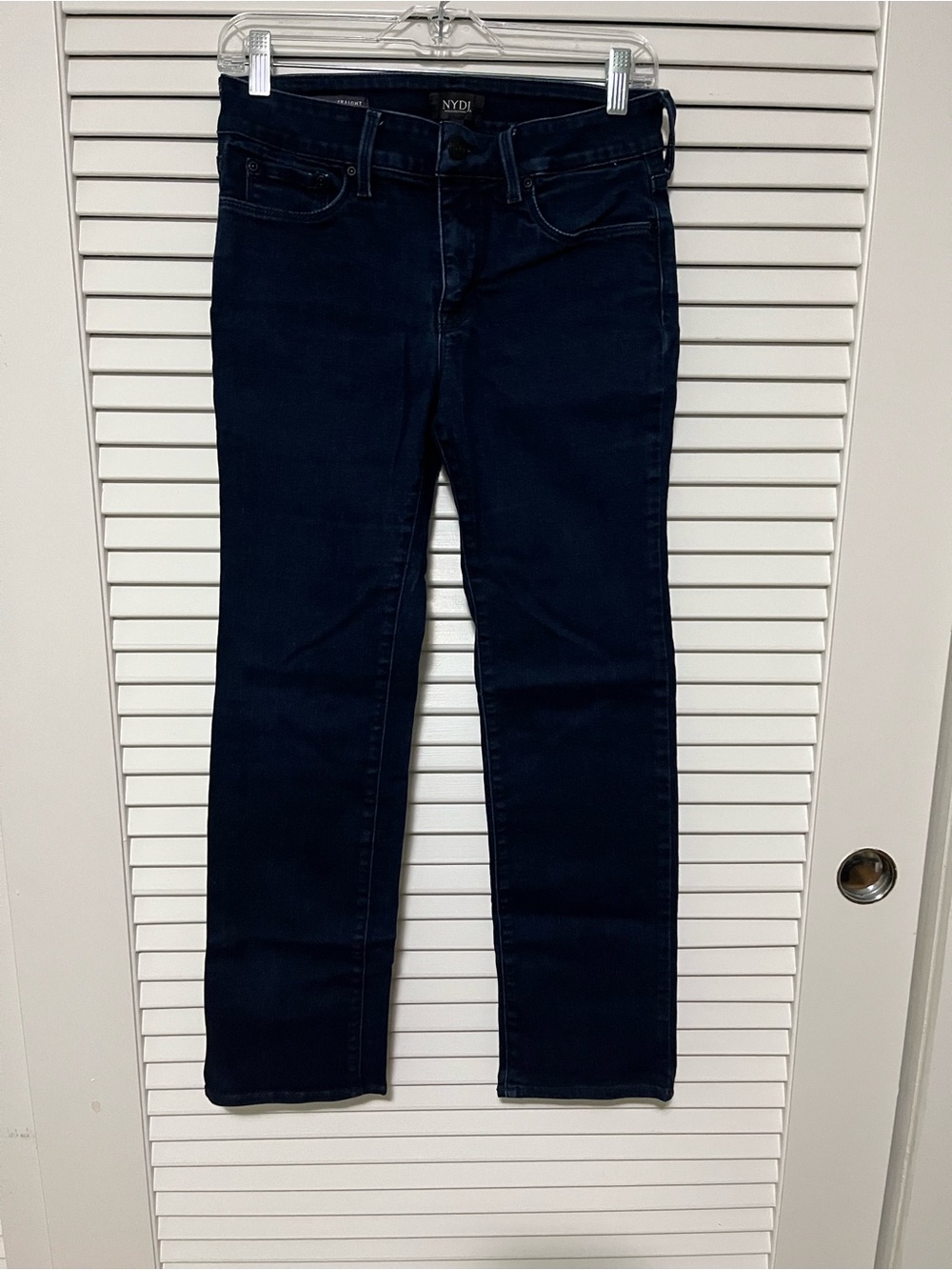 NYDJ Women's Dark Navy Jeans - Marilyn Straight